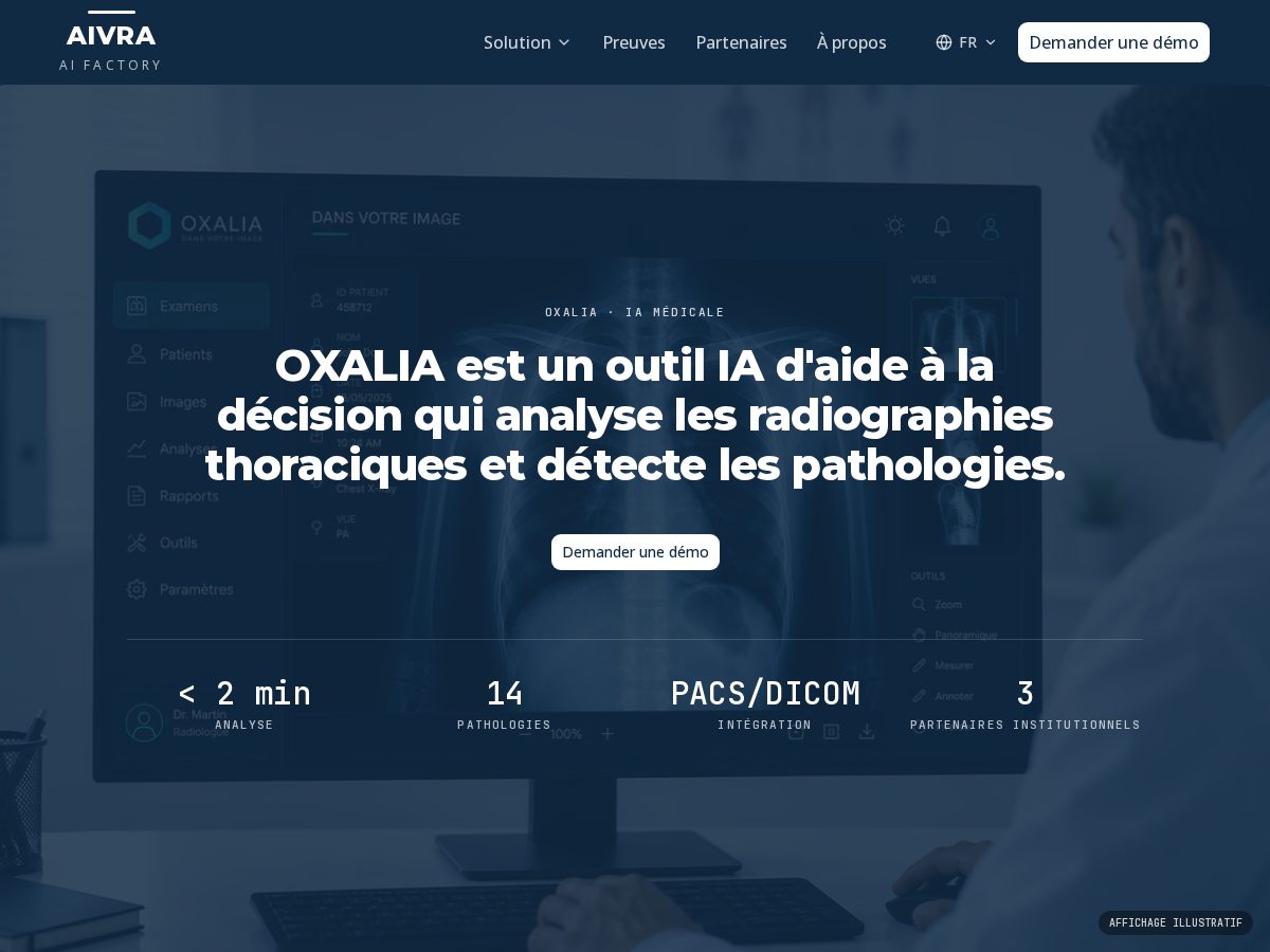 Landing-page snapshot of aivra-tunisia.com