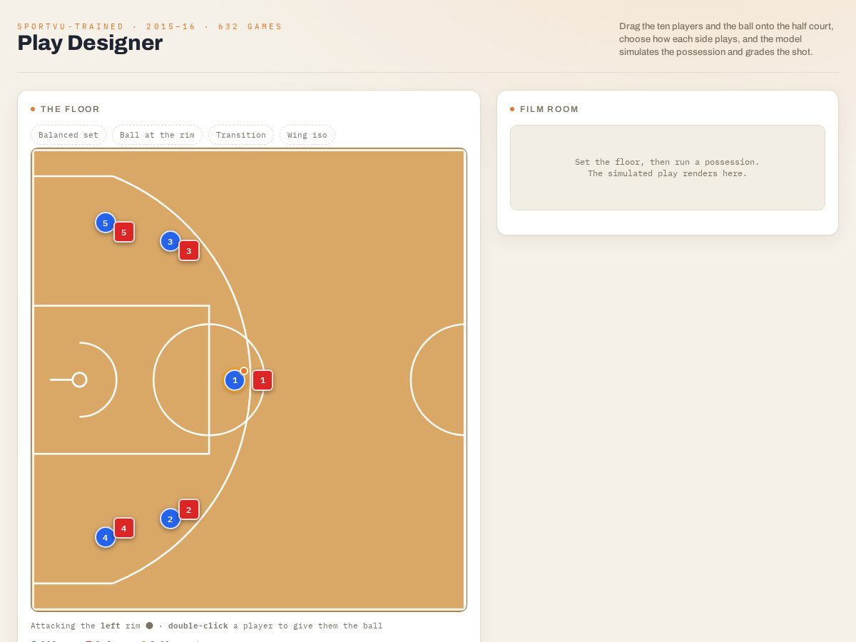 Landing-page snapshot of basketballtactics.live