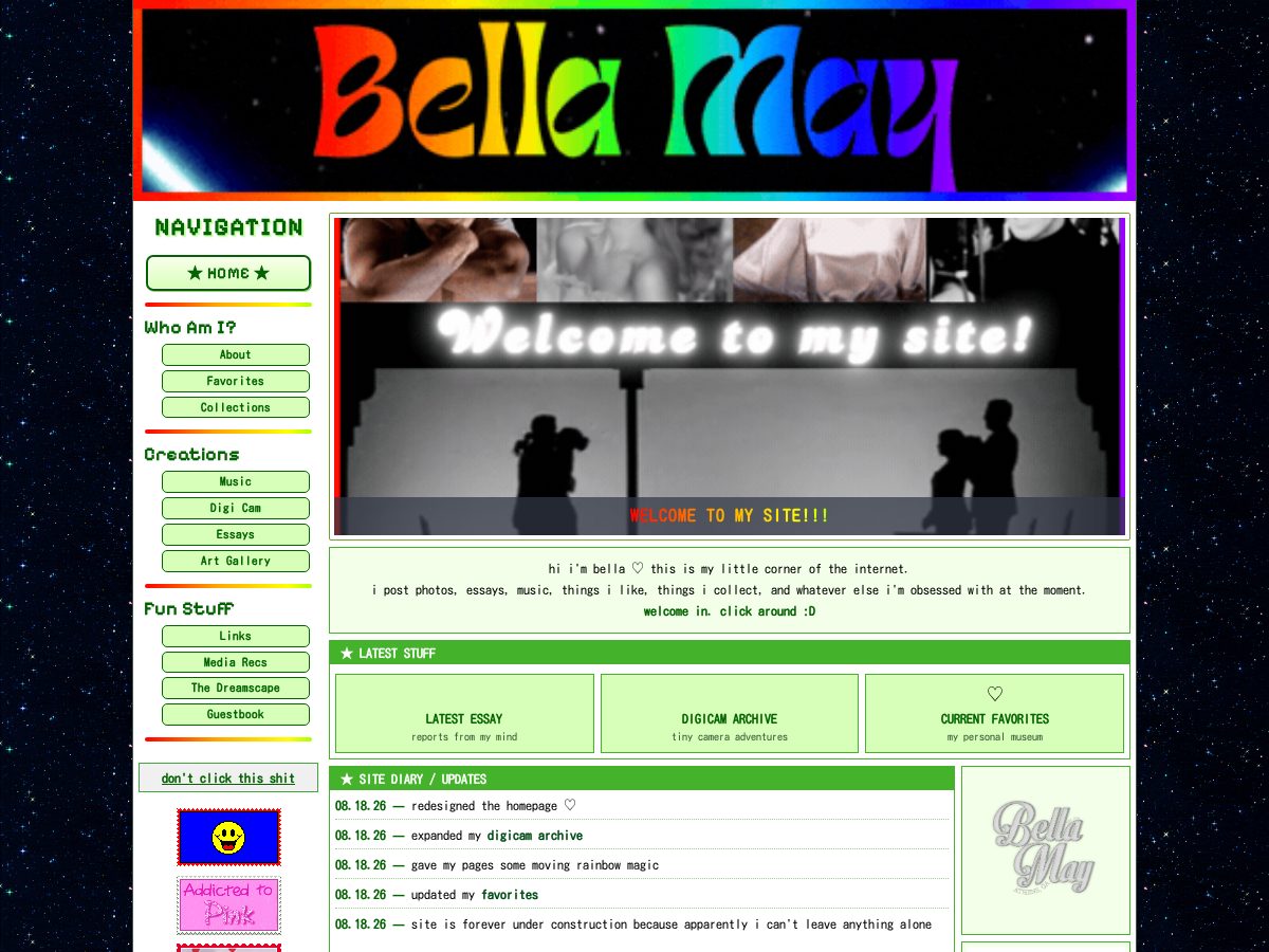 Landing-page snapshot of bellamaymusic.com