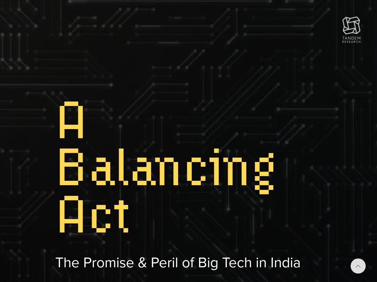 Landing-page snapshot of bigtechinindia.com