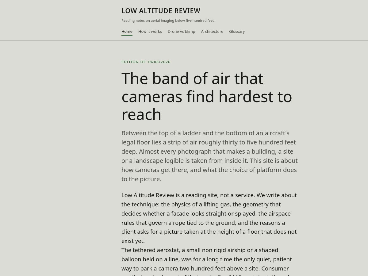 Landing-page snapshot of blimpphoto.com