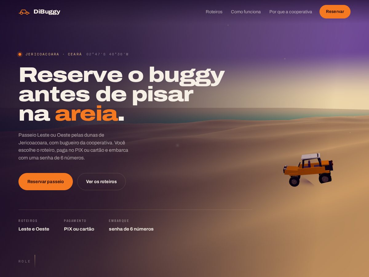 Landing-page snapshot of dibuggy.com