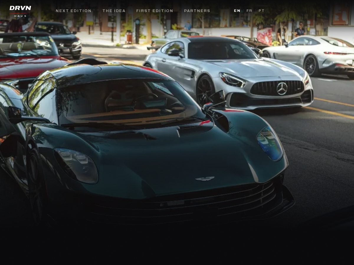 Landing-page snapshot of drvnhaus.world