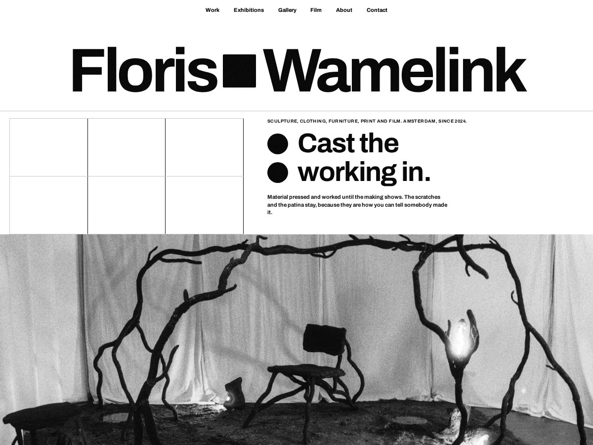 Landing-page snapshot of floriswamelink.com