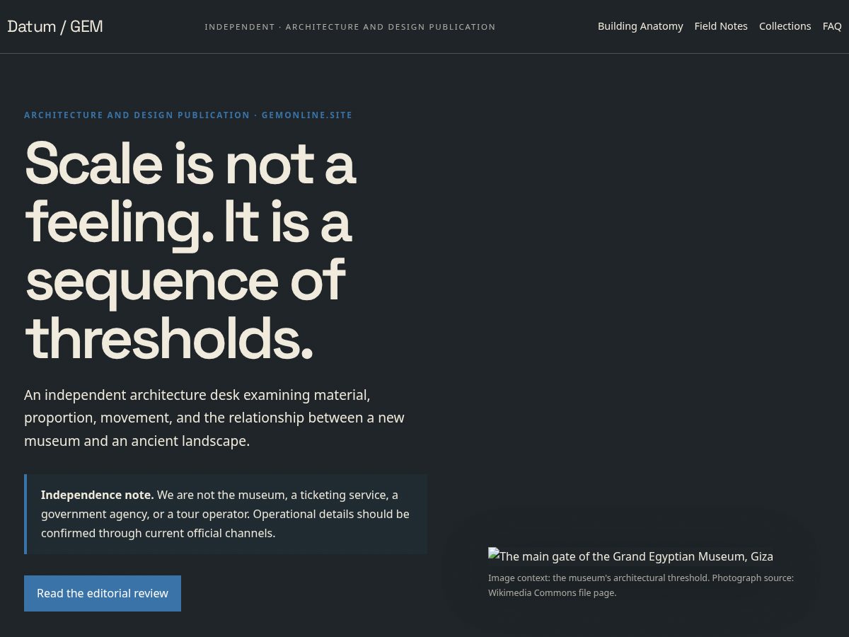 Landing-page snapshot of gemonline.site