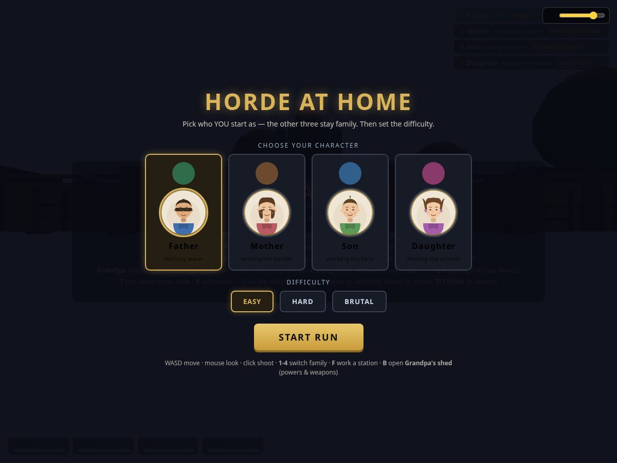 Landing-page snapshot of hordeathome.com