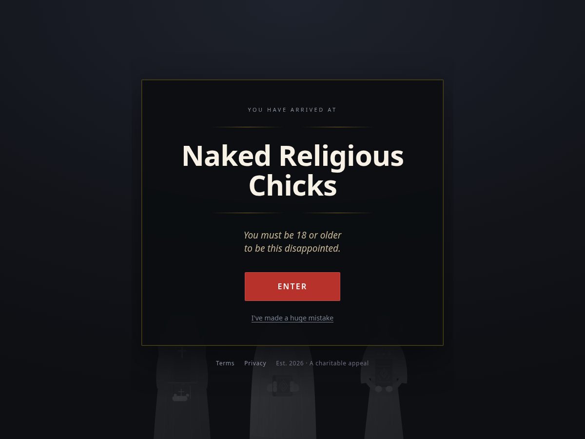 Landing-page snapshot of nakedreligiouschicks.com