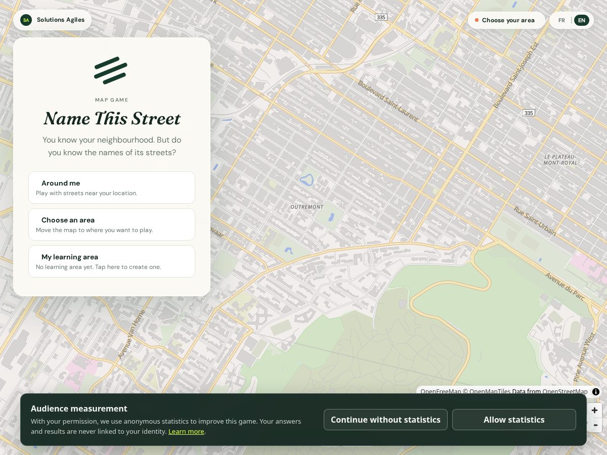 Landing-page snapshot of namethisstreet.com