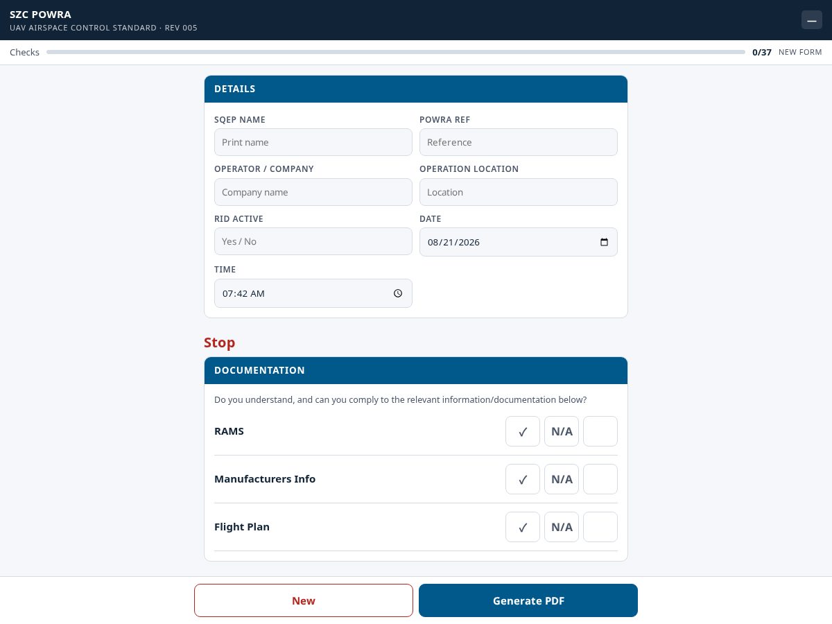 Landing-page snapshot of powra.app