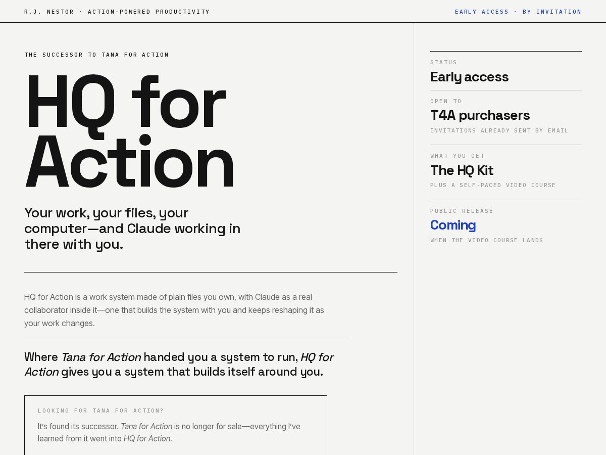 Landing-page snapshot of runsonhq.com