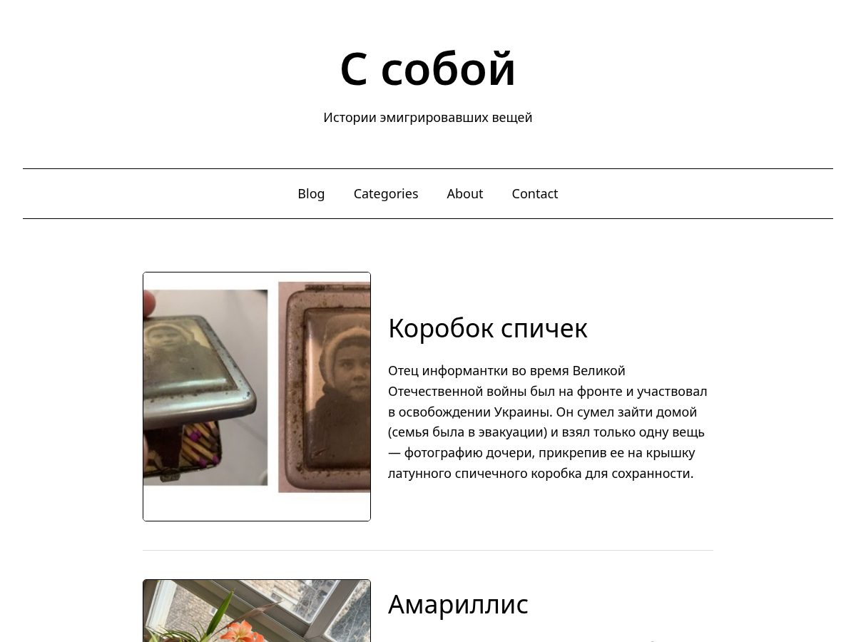 Landing-page snapshot of ssoboi.gallery