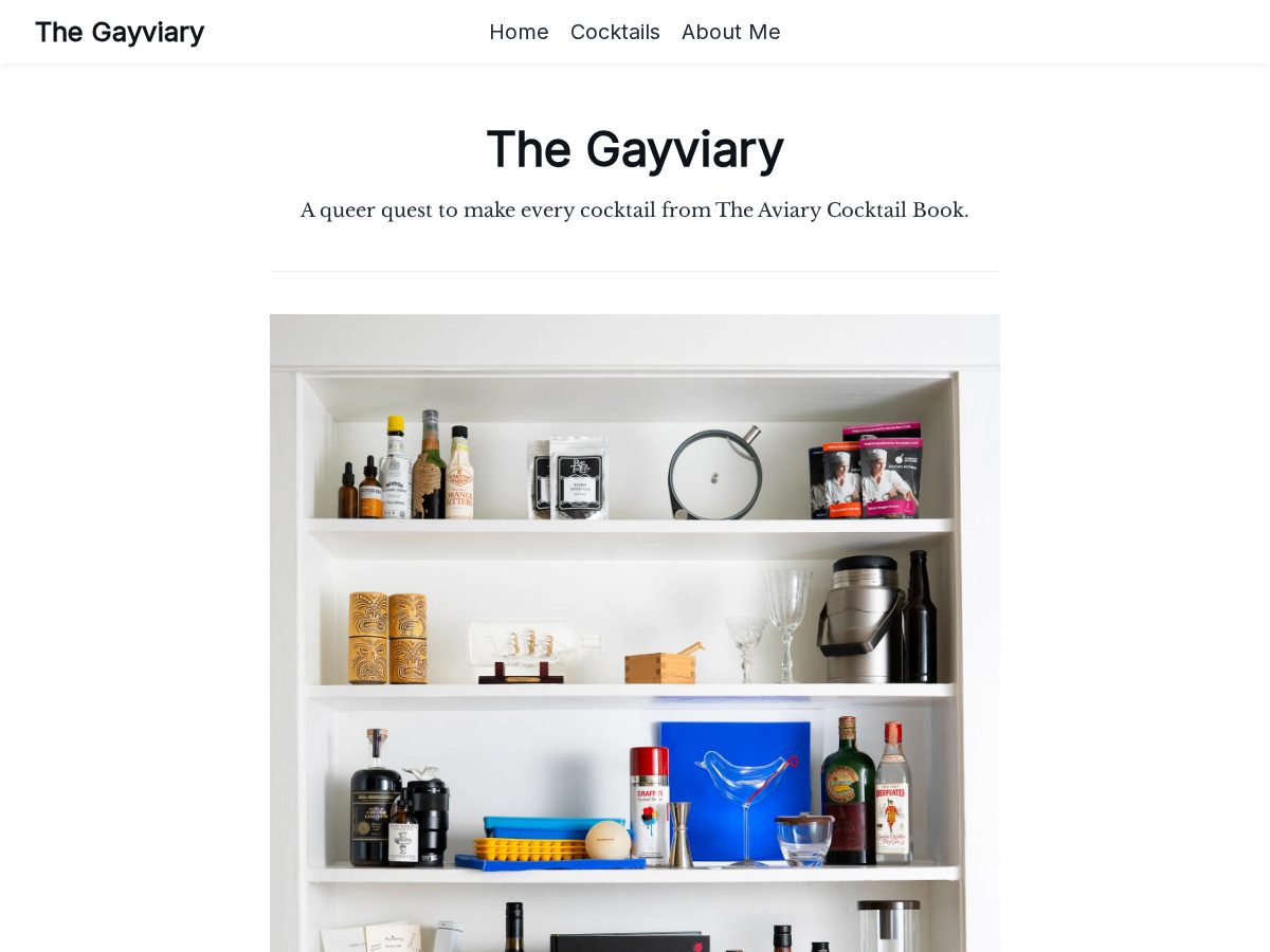 Landing-page snapshot of thegayviary.com