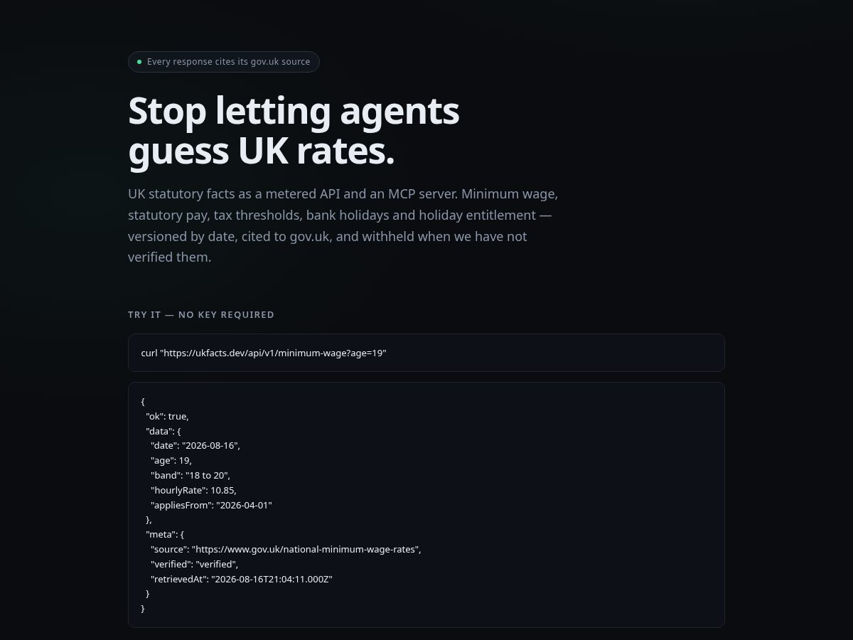 Landing-page snapshot of ukfacts.dev