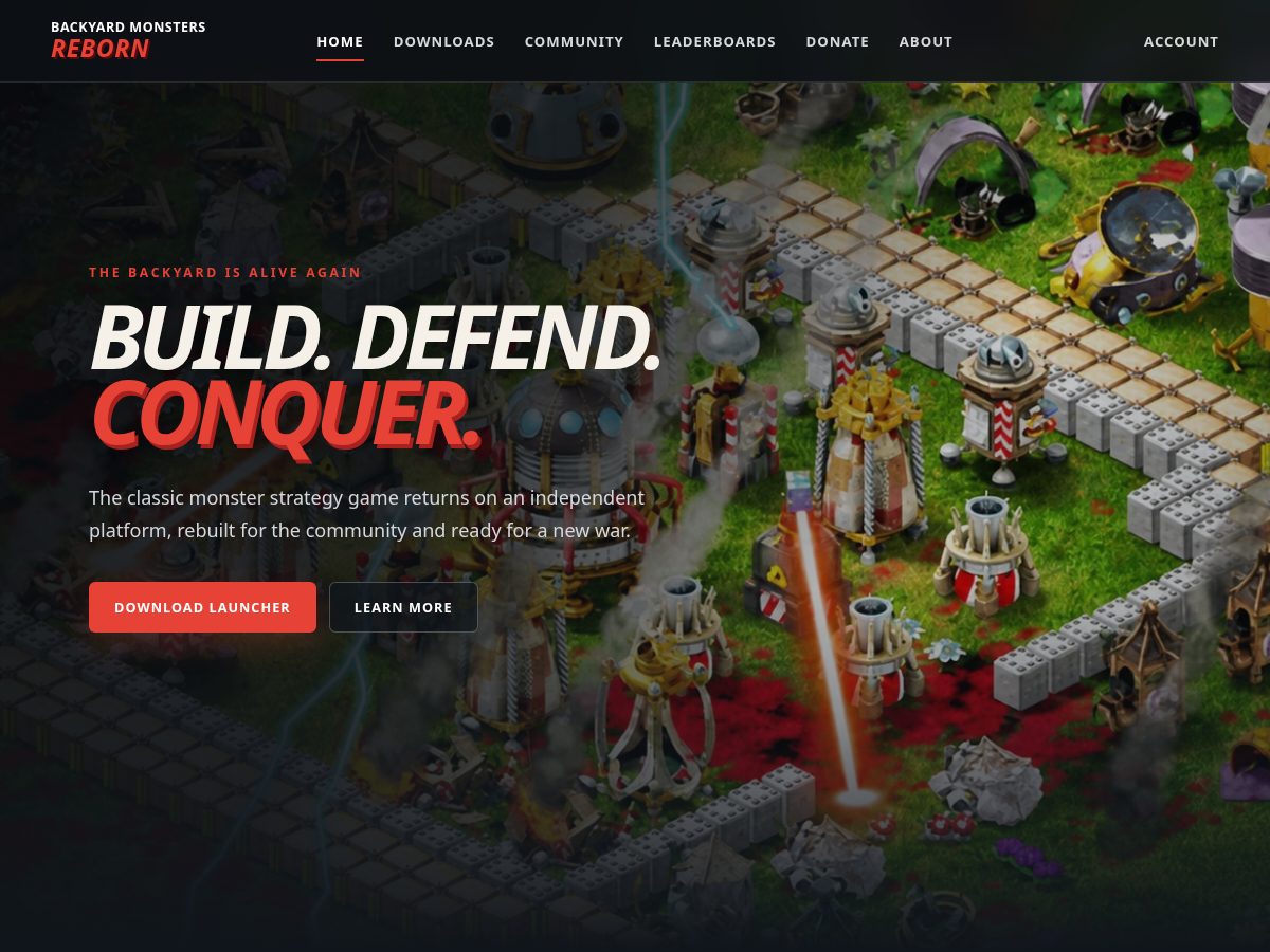Landing-page snapshot of bymreborn.com