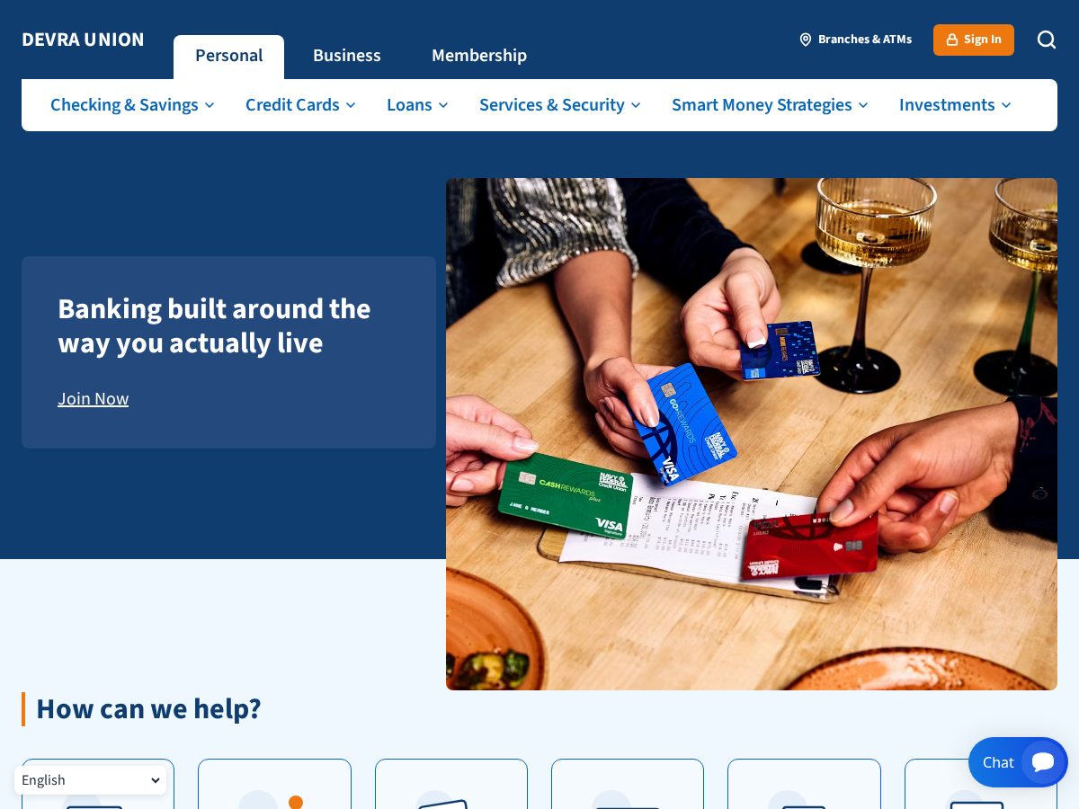 Landing-page snapshot of denvraunion.com
