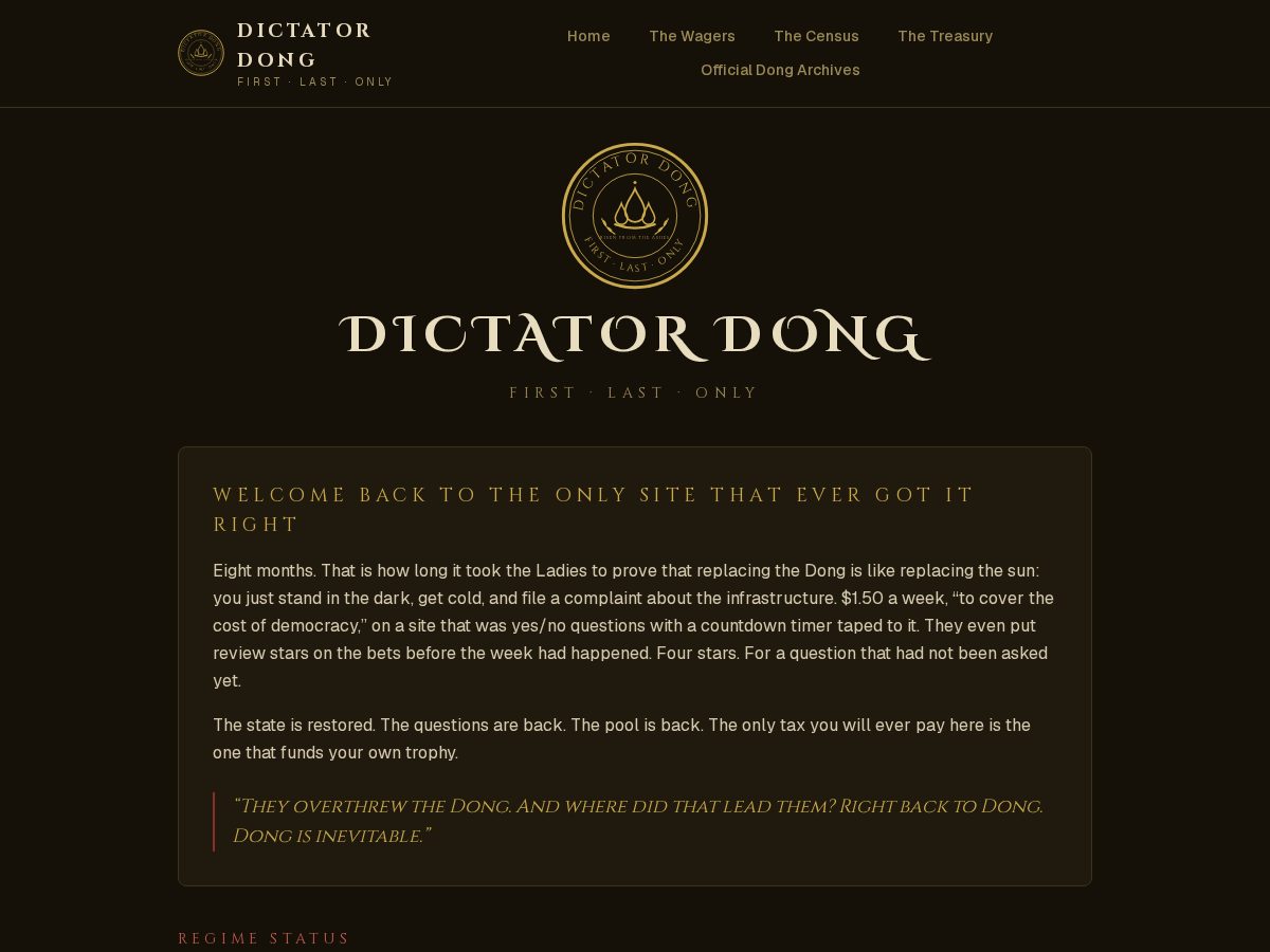 Landing-page snapshot of donguncut.com