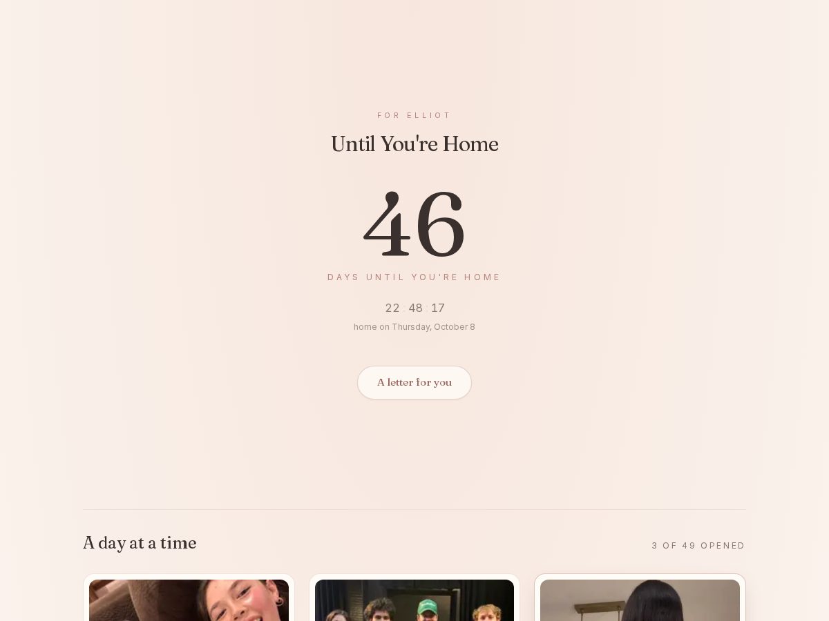 Landing-page snapshot of elliotclark.xyz