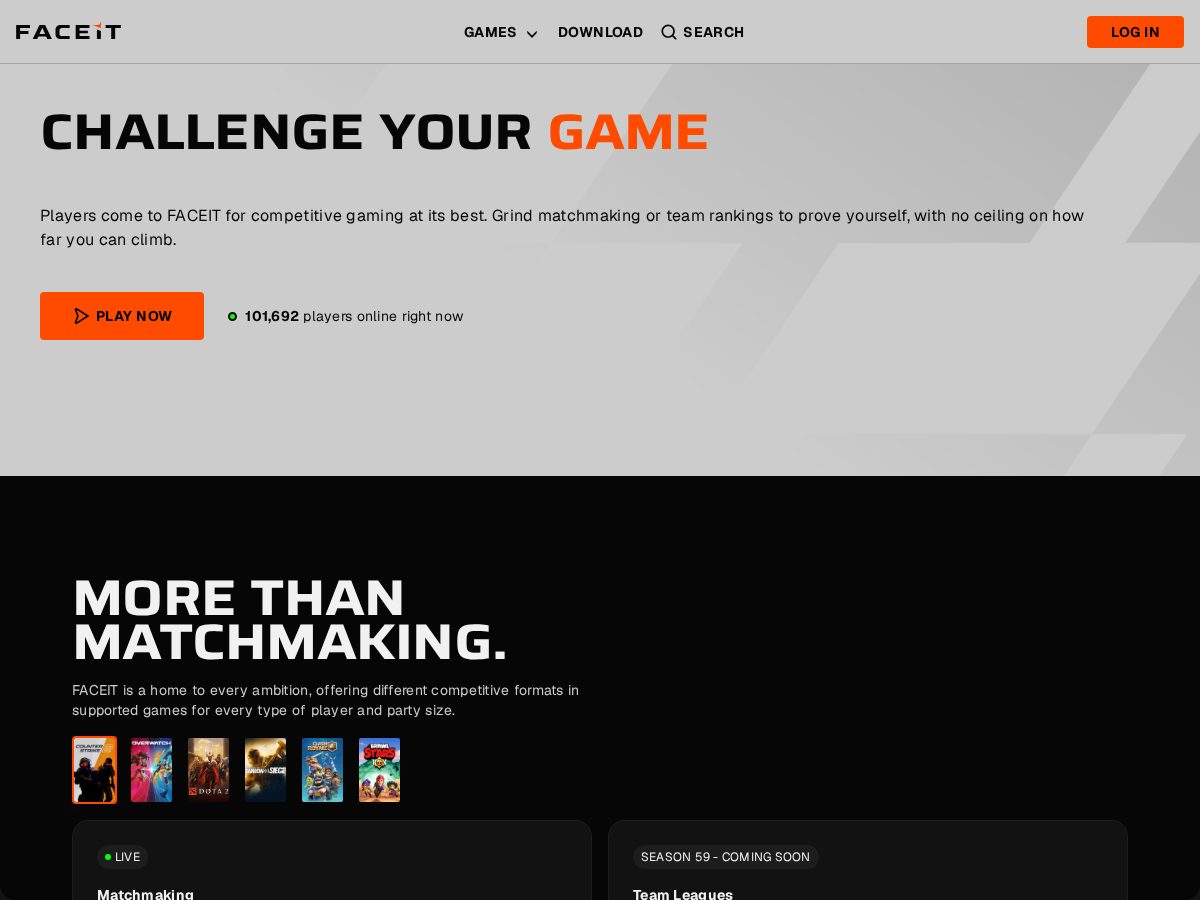 Landing-page snapshot of faceit-verifcation.com