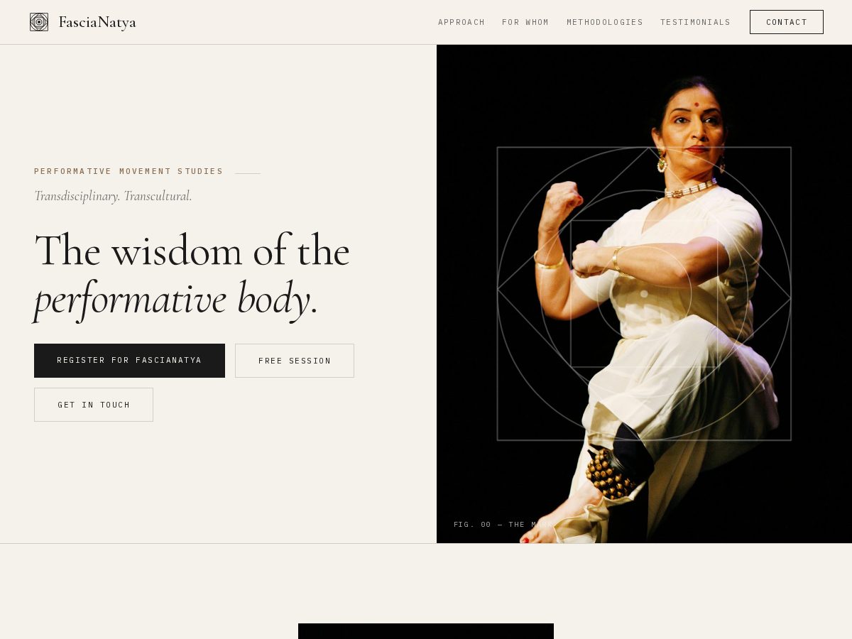 Landing-page snapshot of fascianatya.com