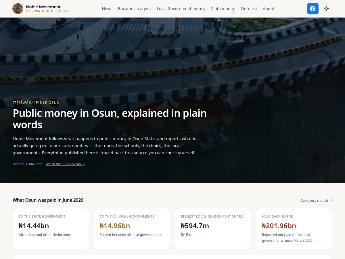 Landing-page snapshot of hontundeolatunji.com