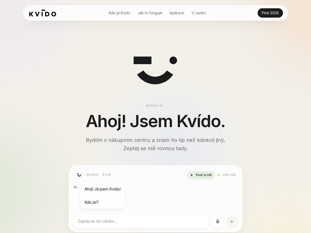 Landing-page snapshot of kvido.xyz