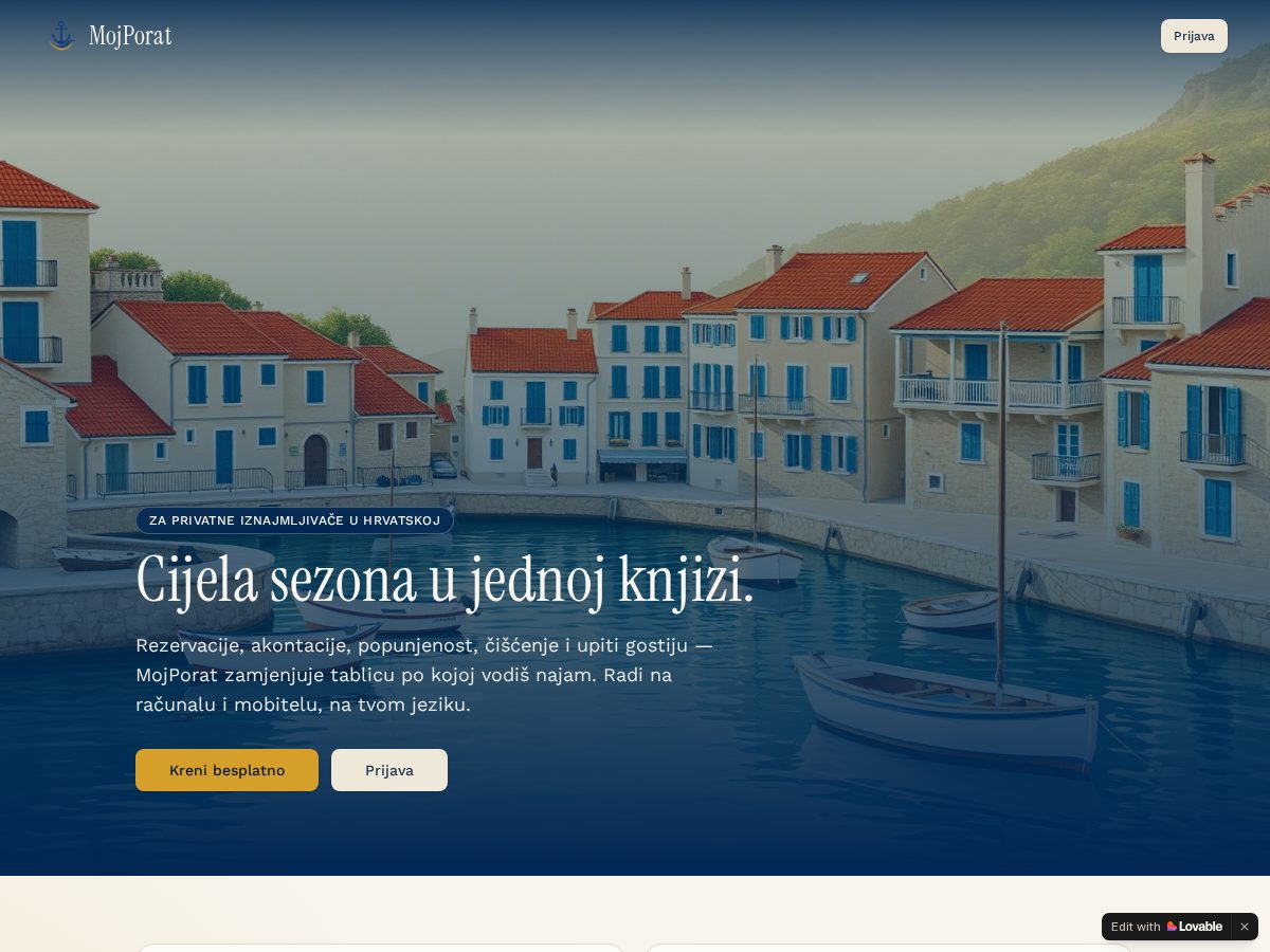 Landing-page snapshot of mojporat.app