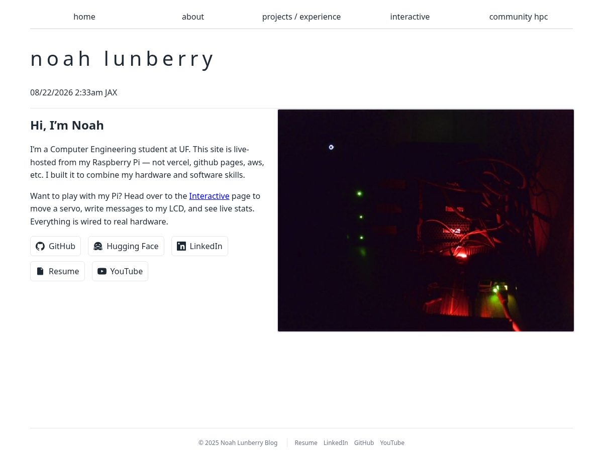 Landing-page snapshot of noah.bike