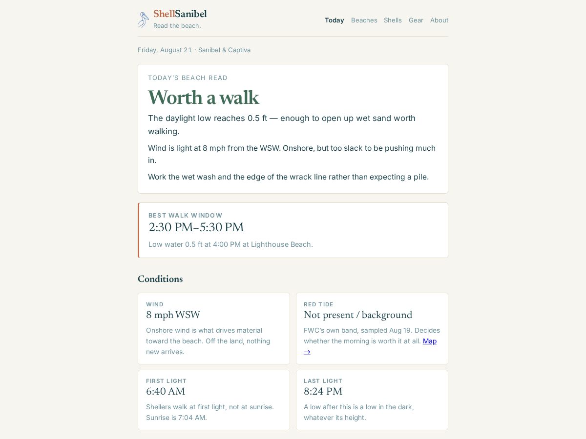 Landing-page snapshot of shellcaptiva.com