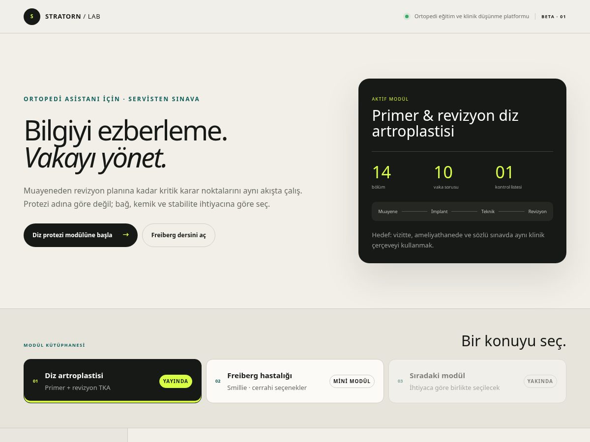 Landing-page snapshot of stratornlab.com
