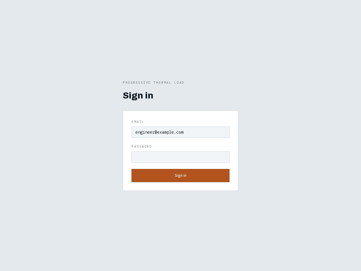 Landing-page snapshot of thermalloadengphases.cloud