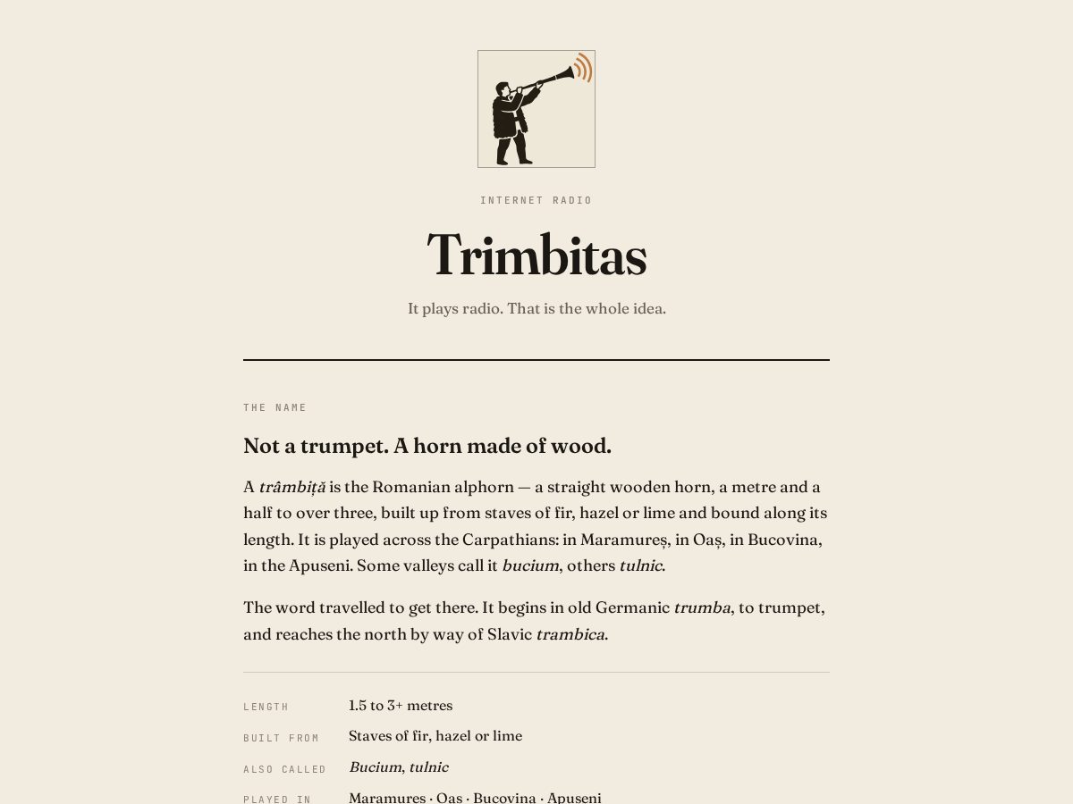 Landing-page snapshot of trimbitas.app