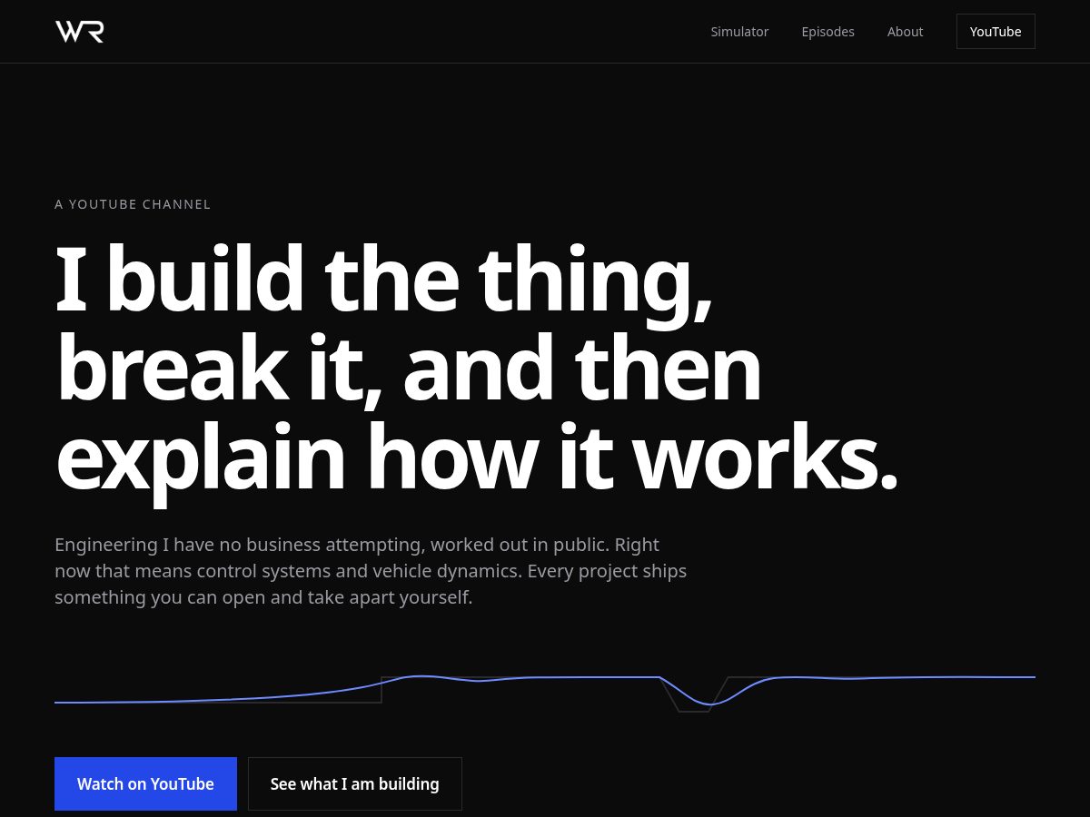 Landing-page snapshot of wernoroodt.com