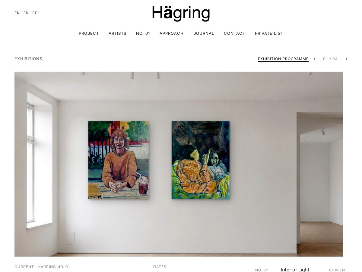 Landing-page snapshot of xn--hgringgallery-bfb.com