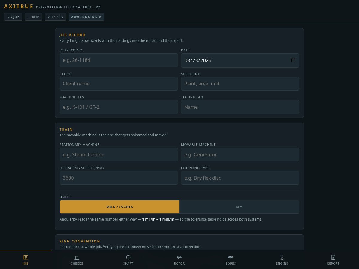 Landing-page snapshot of axitrue.com