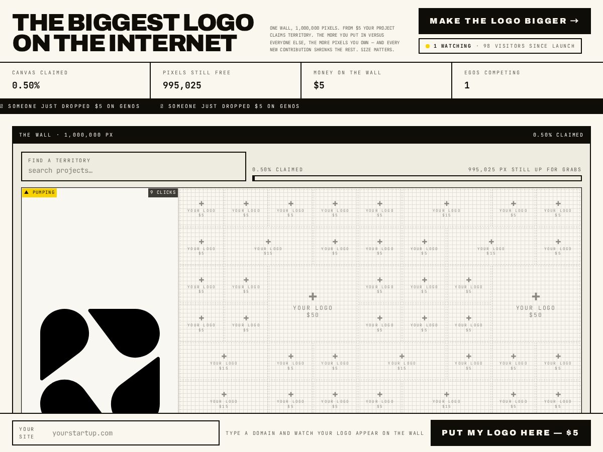 Landing-page snapshot of biglogo.lol