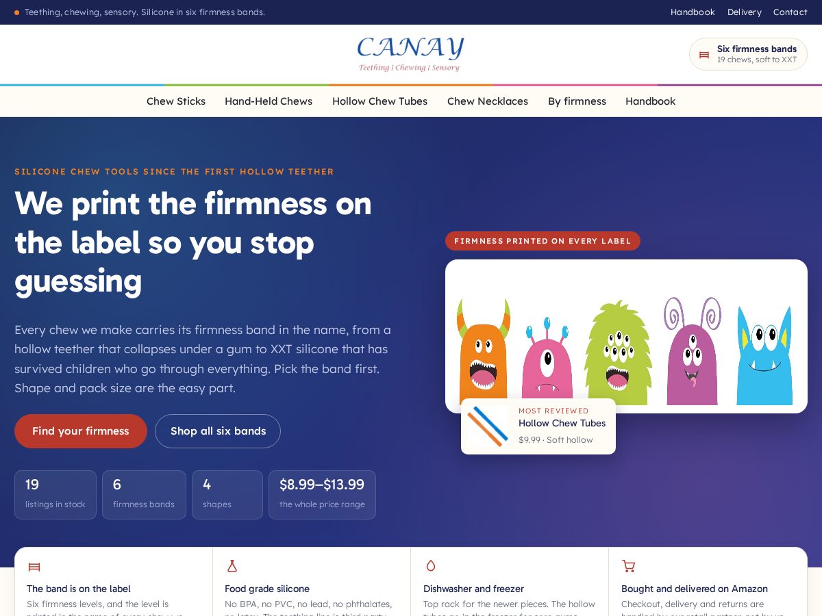 Landing-page snapshot of canayus.com