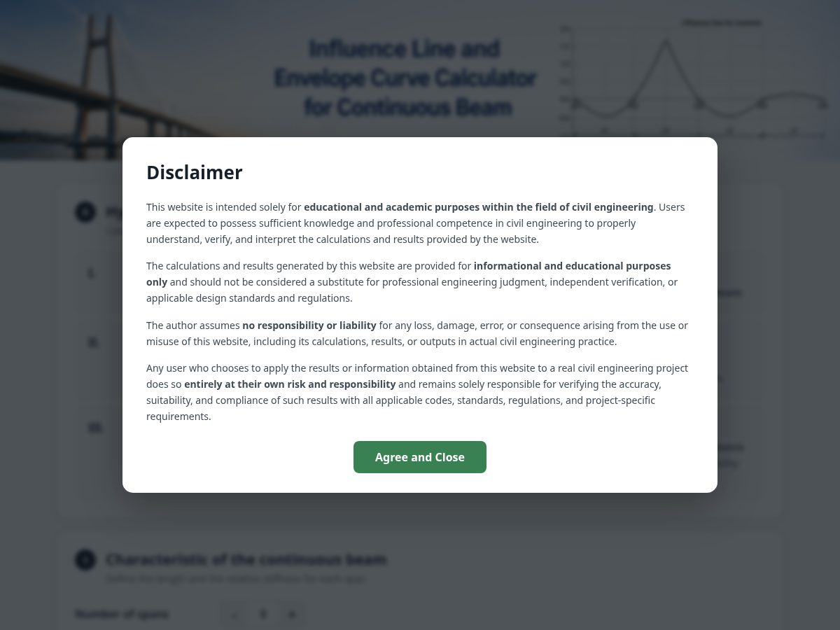 Landing-page snapshot of influencelinecalculator.com