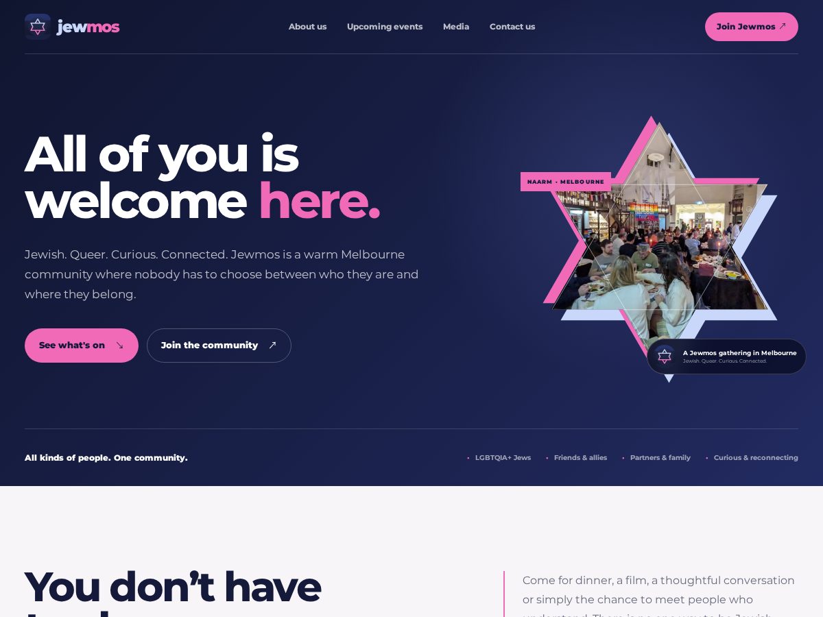 Landing-page snapshot of jewmos.org