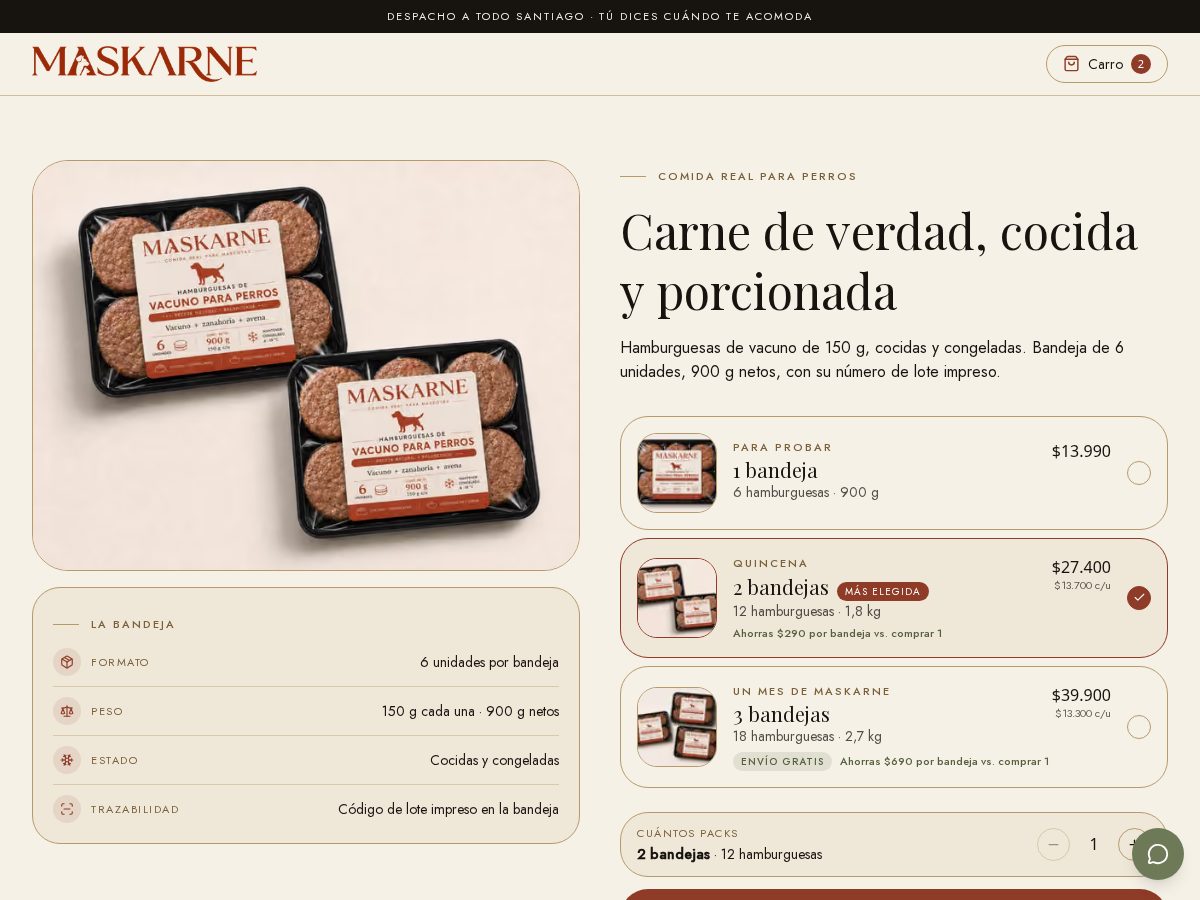 Landing-page snapshot of maskarne.com