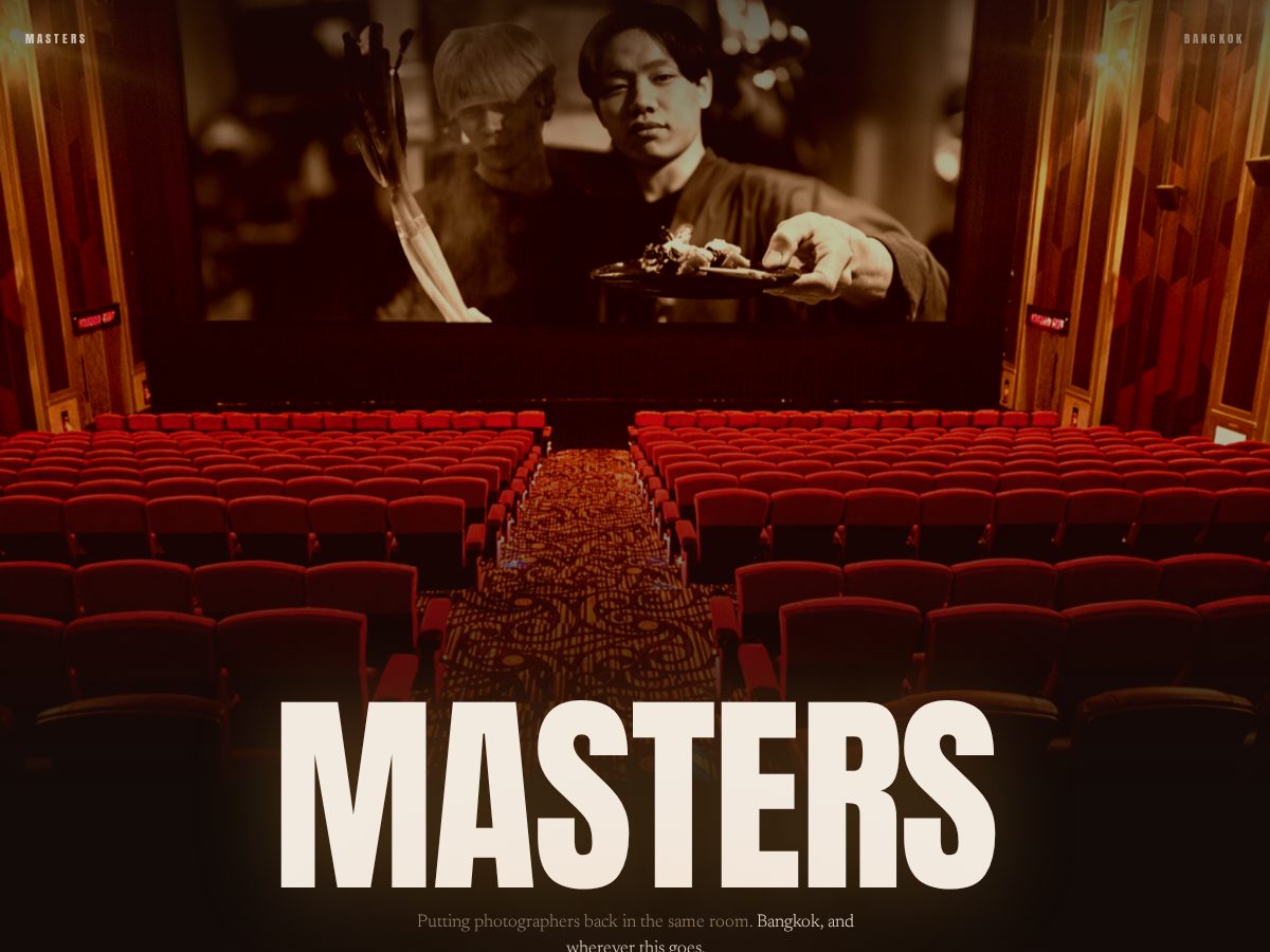 Landing-page snapshot of masters.international