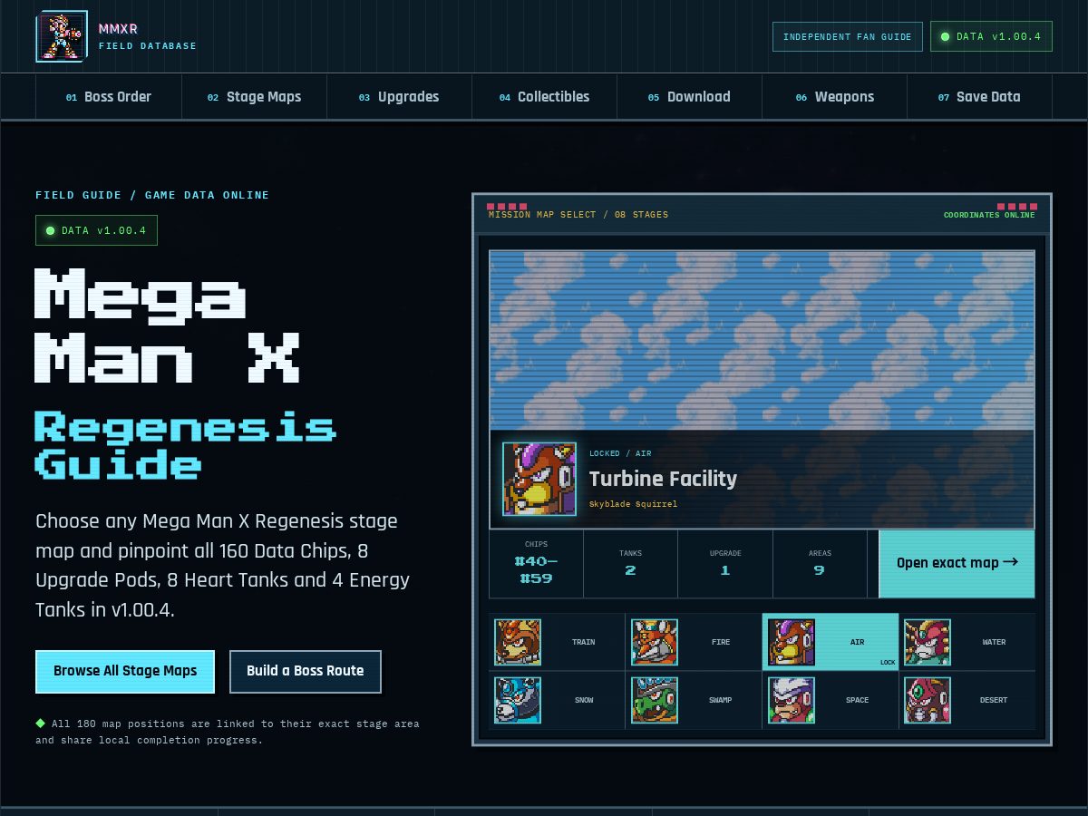 Landing-page snapshot of mmxregenesis.online