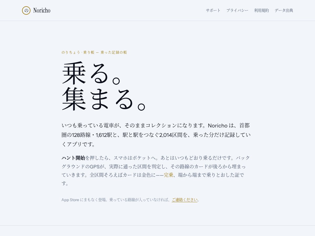 Landing-page snapshot of noricho.com
