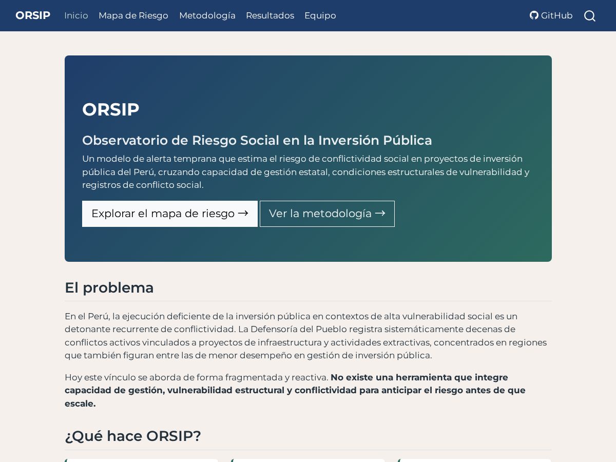 Landing-page snapshot of orsip.site