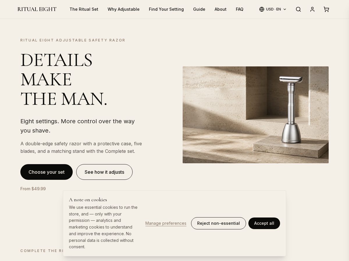 Landing-page snapshot of ritual-novara.com