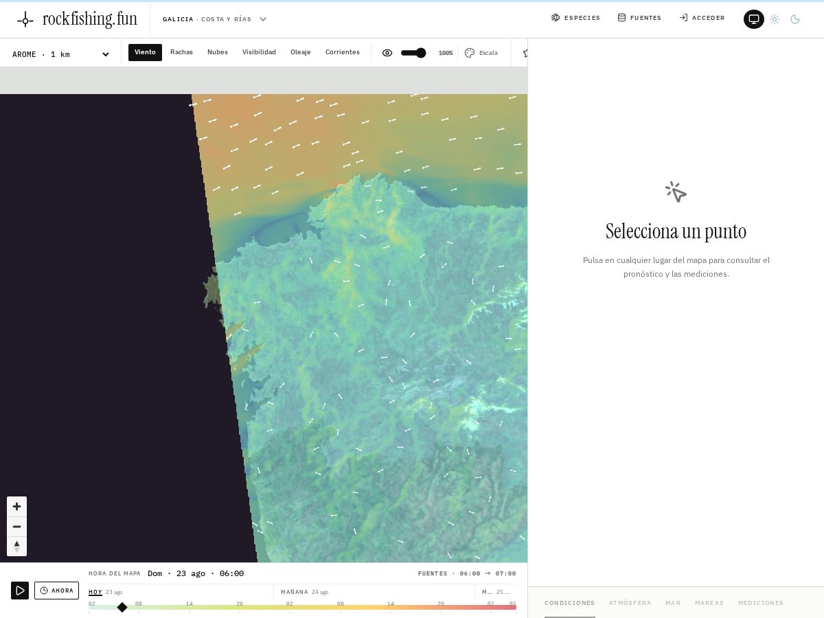 Landing-page snapshot of rockfishing.fun