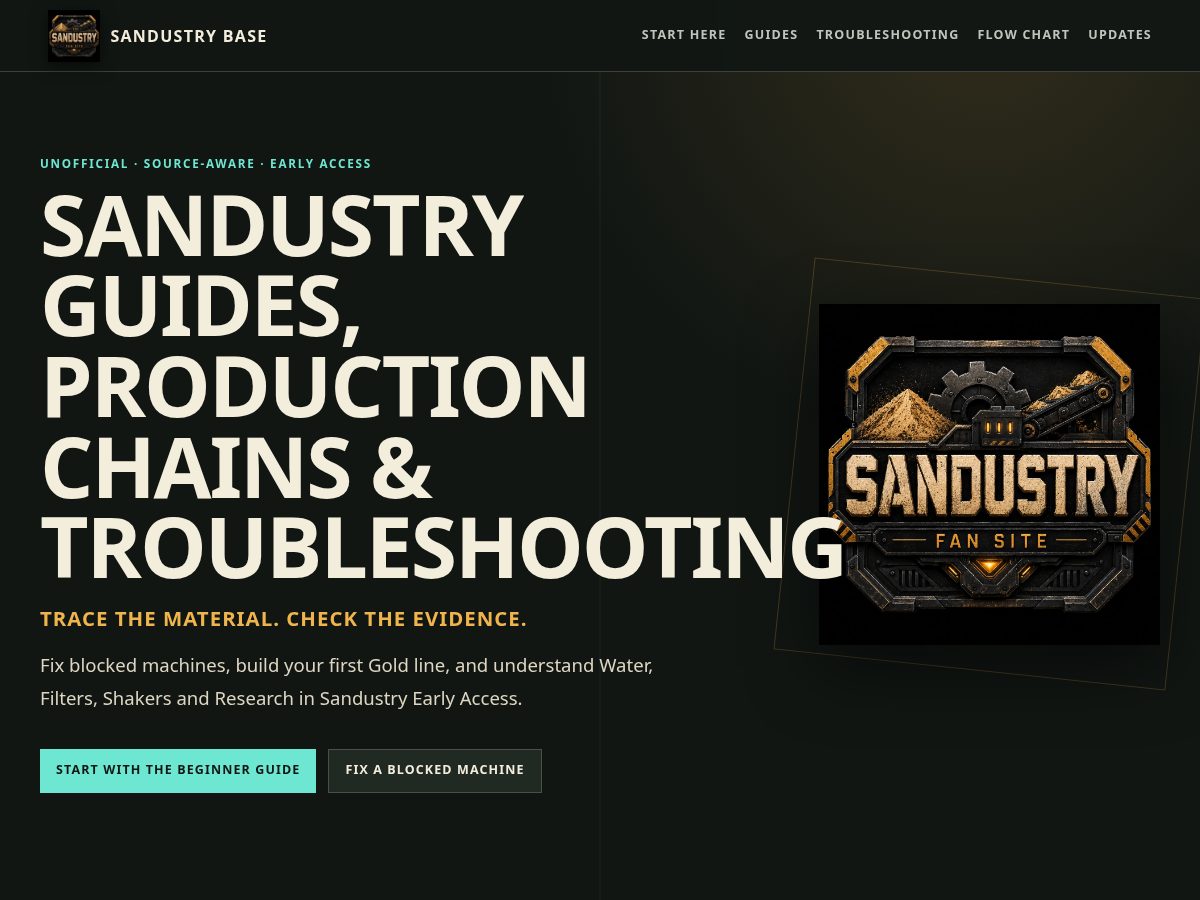 Landing-page snapshot of sandustrybase.site