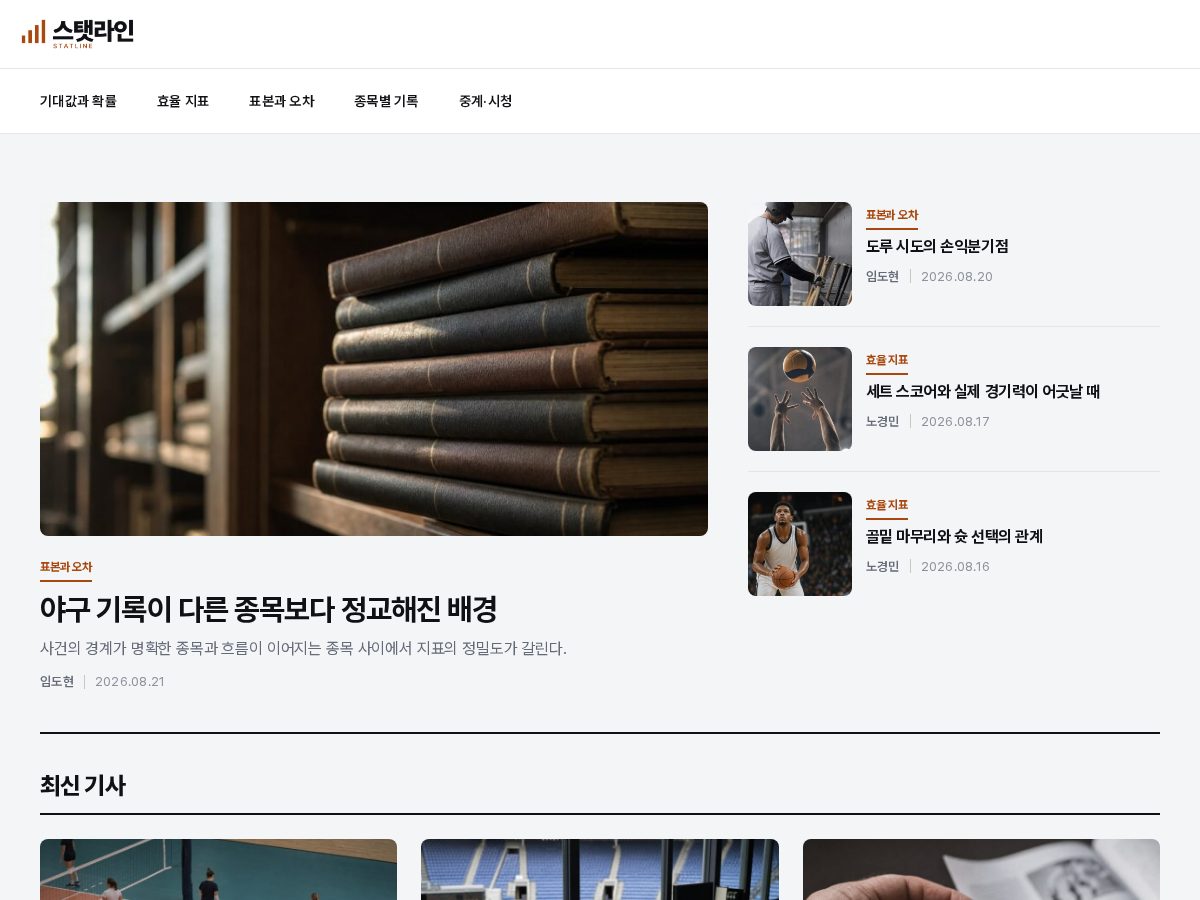 Landing-page snapshot of statline.work