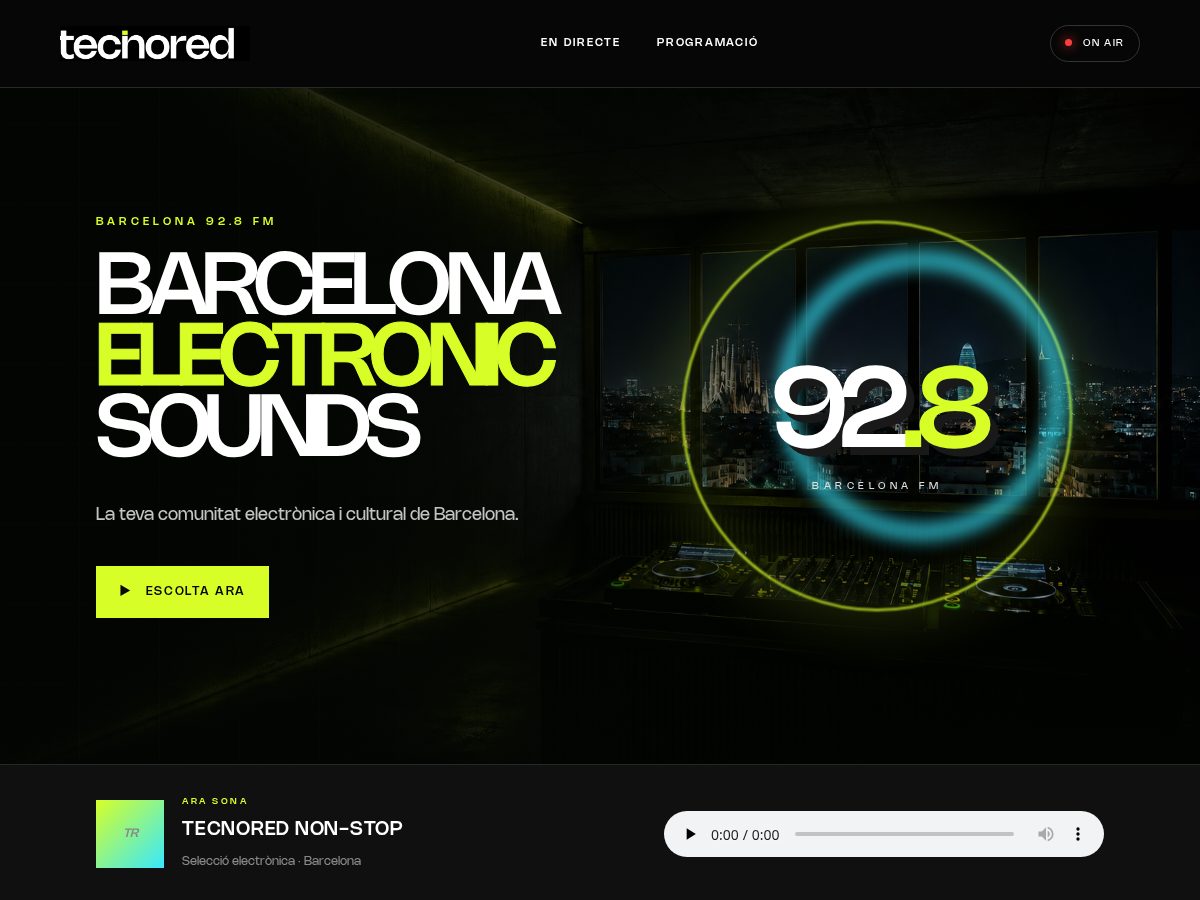 Landing-page snapshot of tecnored.cat