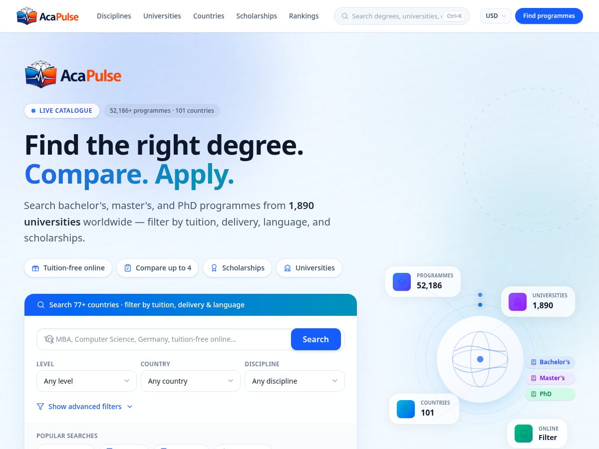 Landing-page snapshot of acapulse.com