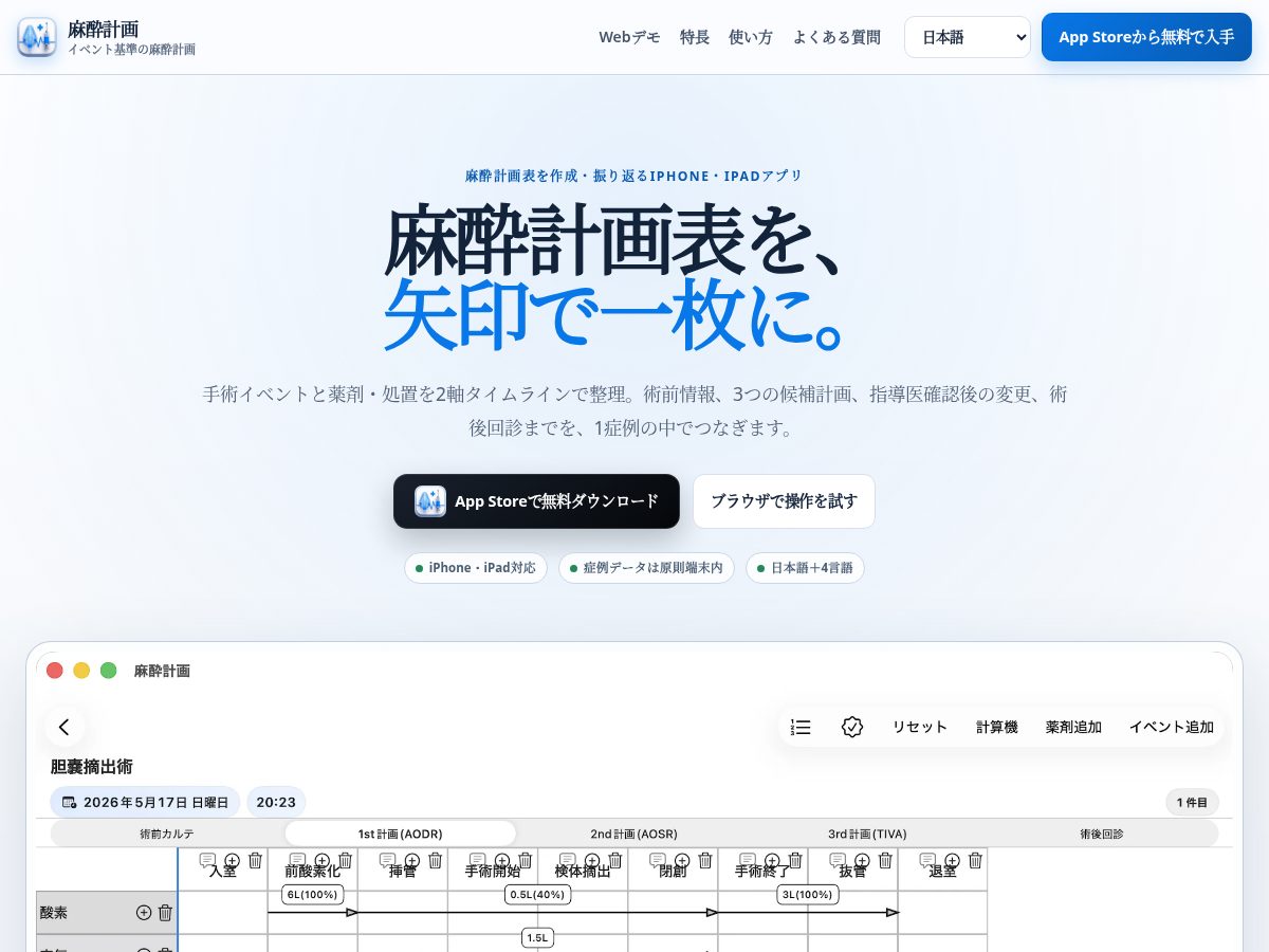 Landing-page snapshot of anesplan.com